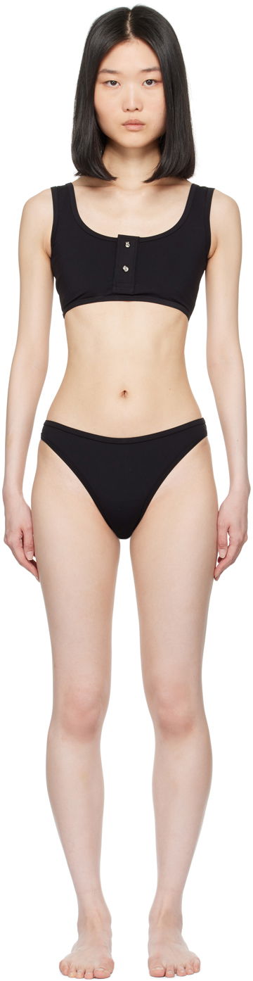 Badetøj Bottega Veneta Black Knot Bikini Sort | 796999 V3PP0