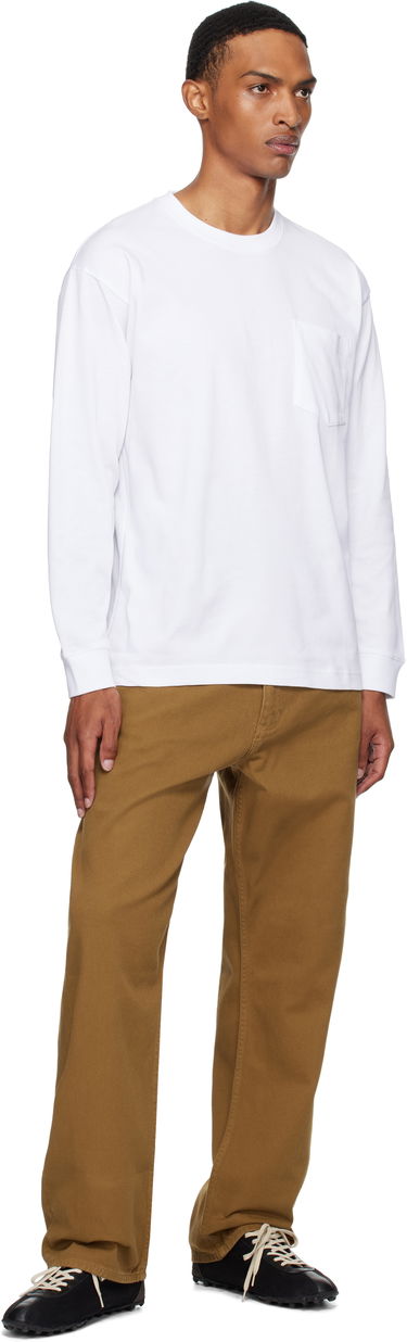 T-shirt NORSE PROJECTS Norse Standard Heavy Loose Long Sleeve T-Shirt Hvid | N10-0213, 3