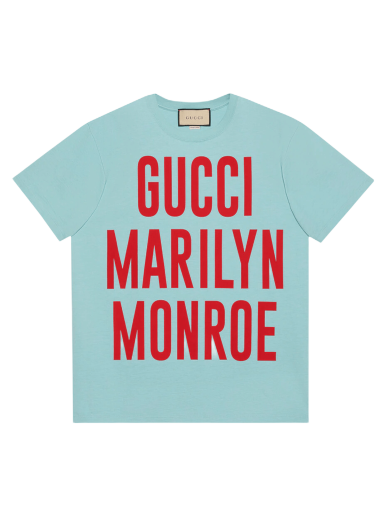 T-shirt Gucci Marilyn Monroe T-Shirt Turkis | 548334 XJEI4 4674