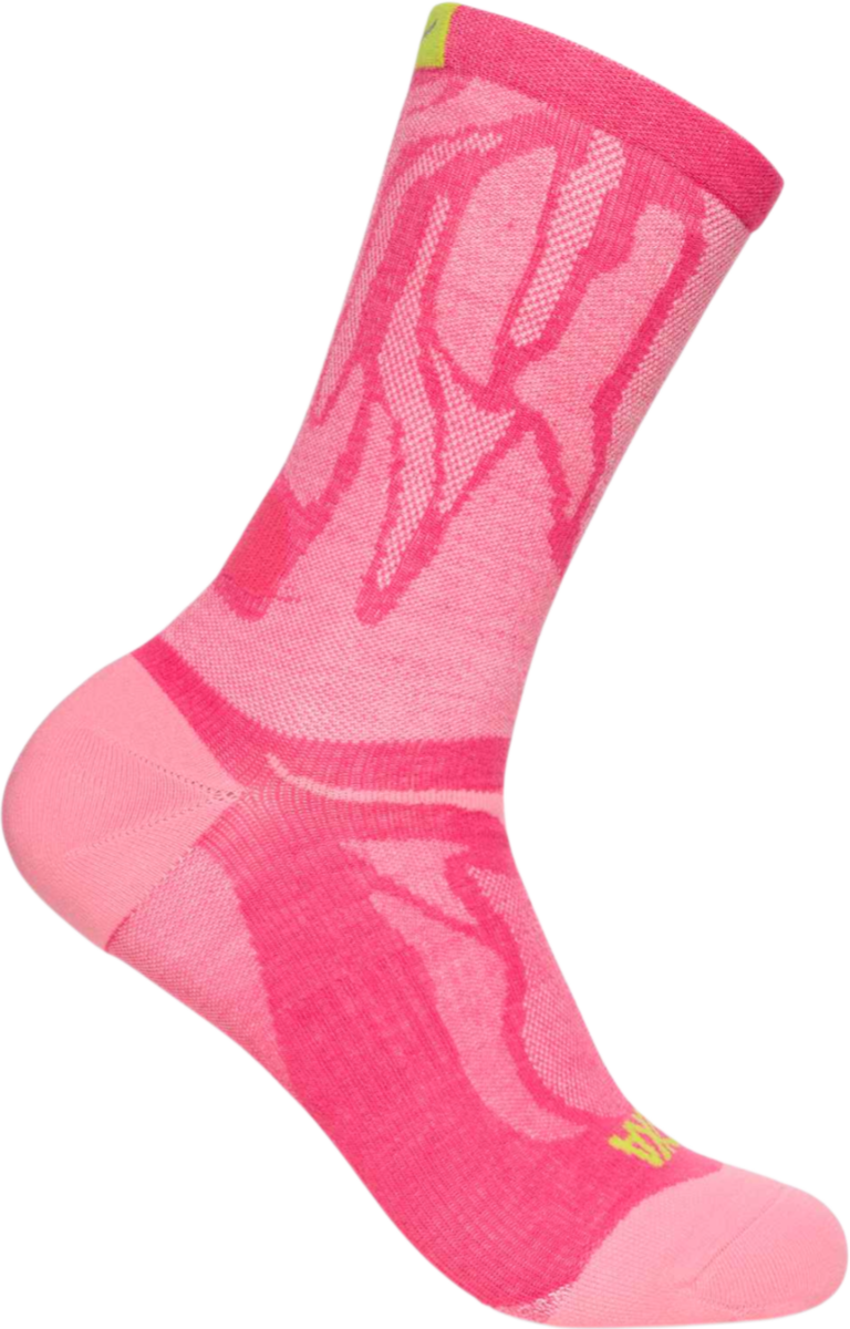 Sokker Hoka One One Hoka Clifton Crew Run Socks Lyserød | 1164333-ecr