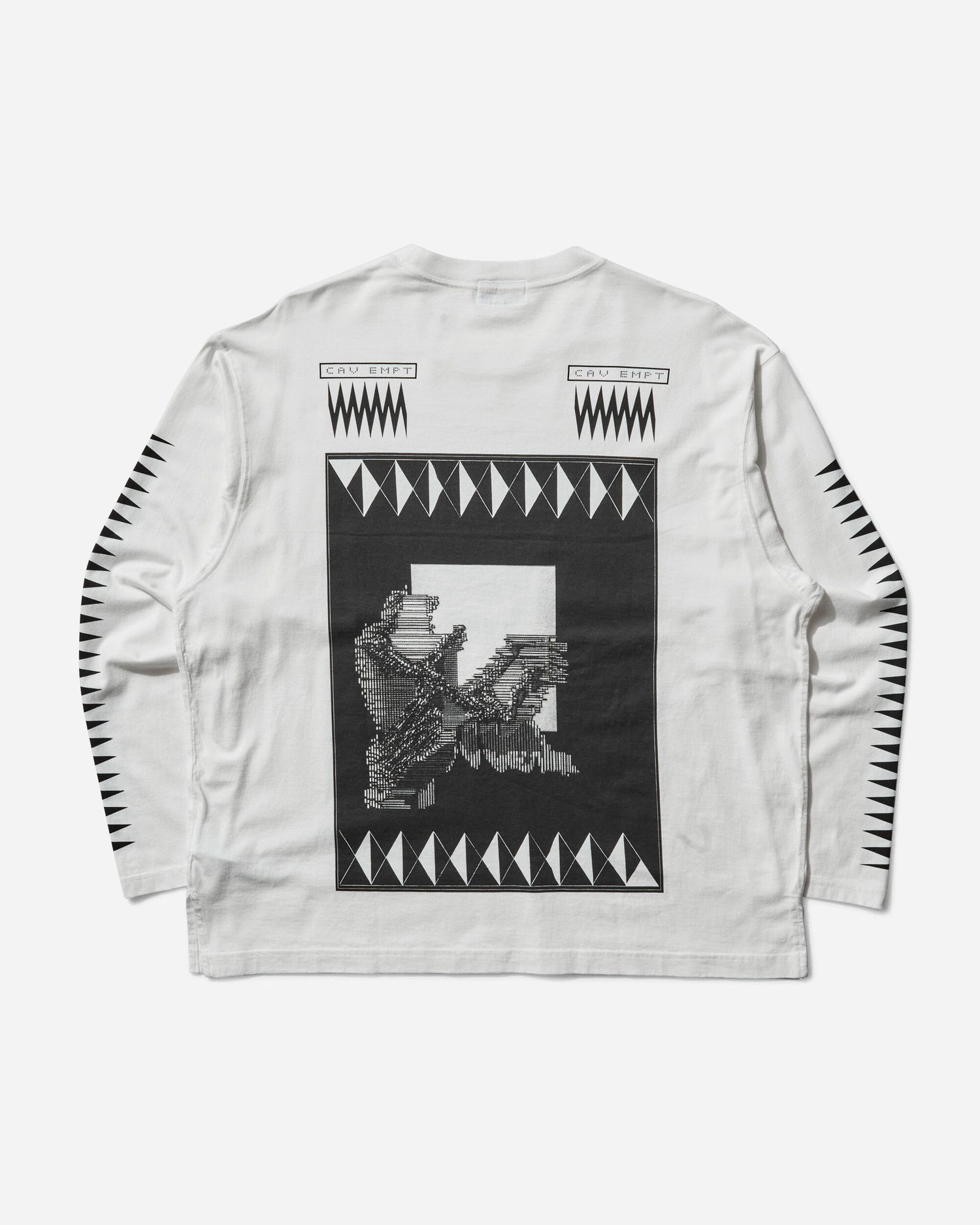 T-shirt Cav Empt Century Cameo Longsleeve T-Shirt Hvid | CES28LT03 WHITE, 0