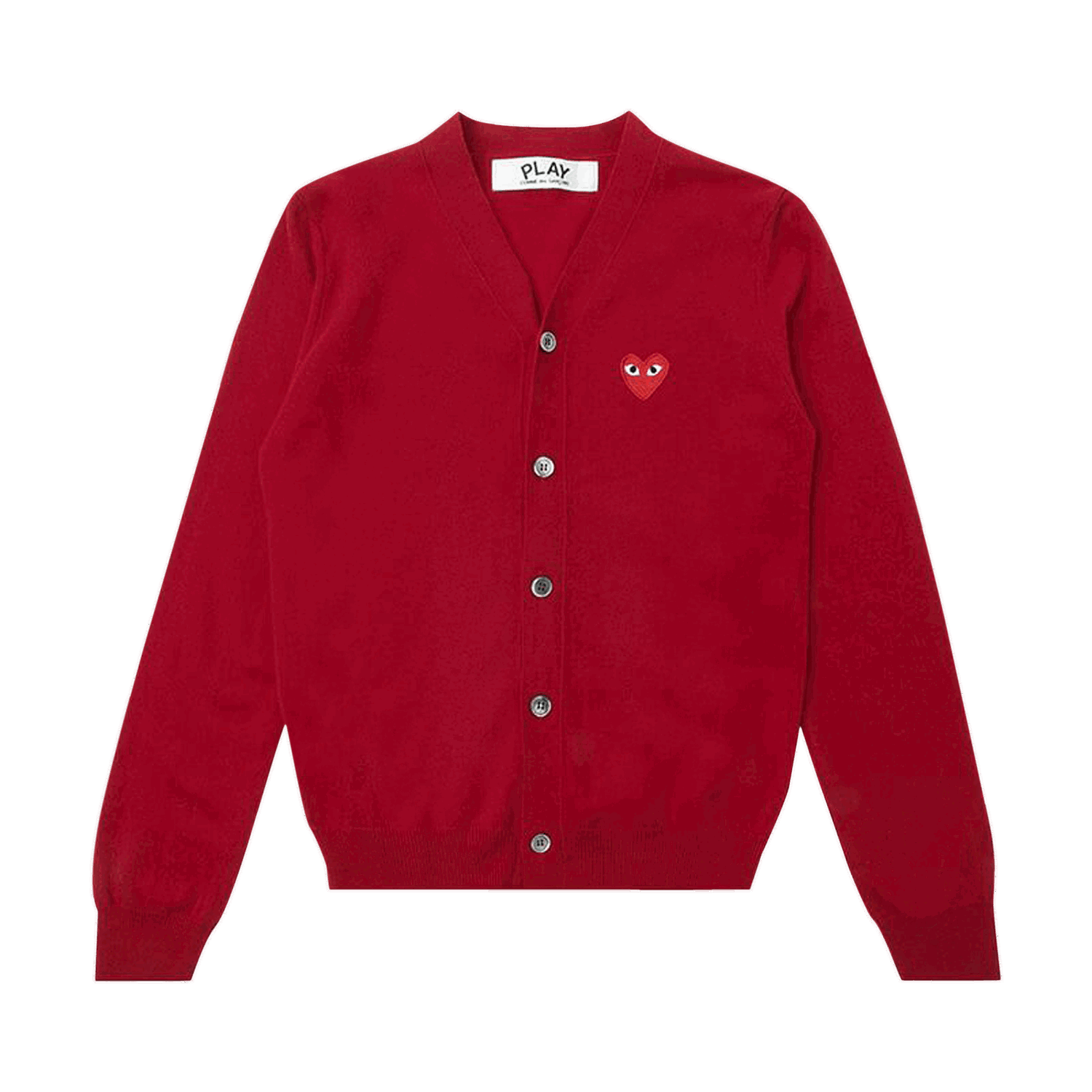 Sweater Comme des Garçons PLAY Knit Cardigan Rød | az n008 051 5, 0