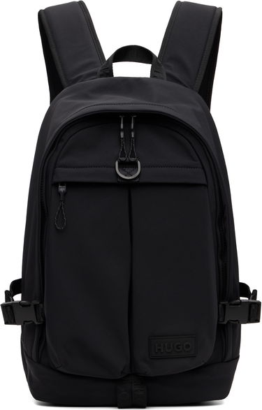 Rygsæk BOSS Hugo Logo Patch Backpack Sort | 50551814, 0