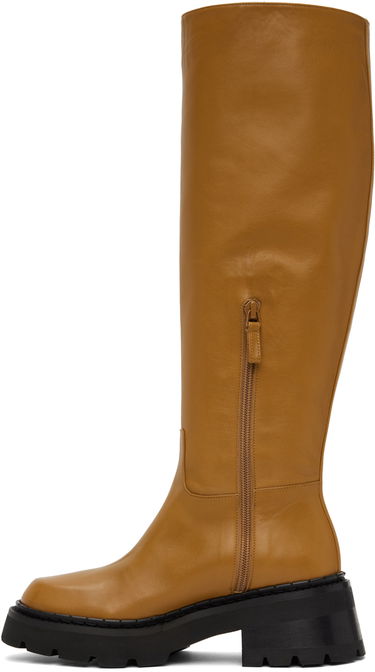 Tøj BY FAR BY FAR Russel Knee-High Boots Brun | 22FWRUSDPNBSSP, 2