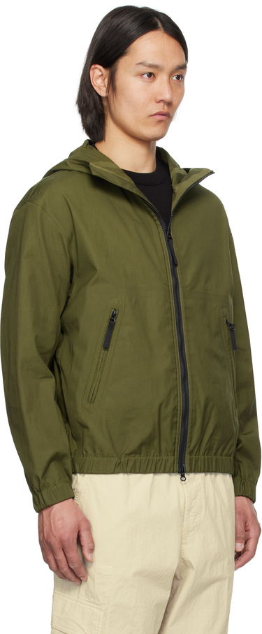 Vindjakke Stone Island Stone Island Supima Cotton Canvas Jacket Grøn | K1S15 4100079 S0011, 1