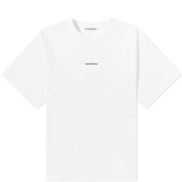T-shirt Acne Studios Extorr Stamp Logo Tee Hvid | BL0278-183, 0