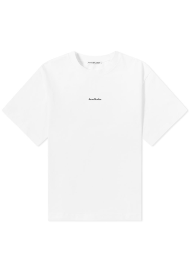 T-shirt Acne Studios Extorr Stamp Logo Tee Hvid | BL0278-183