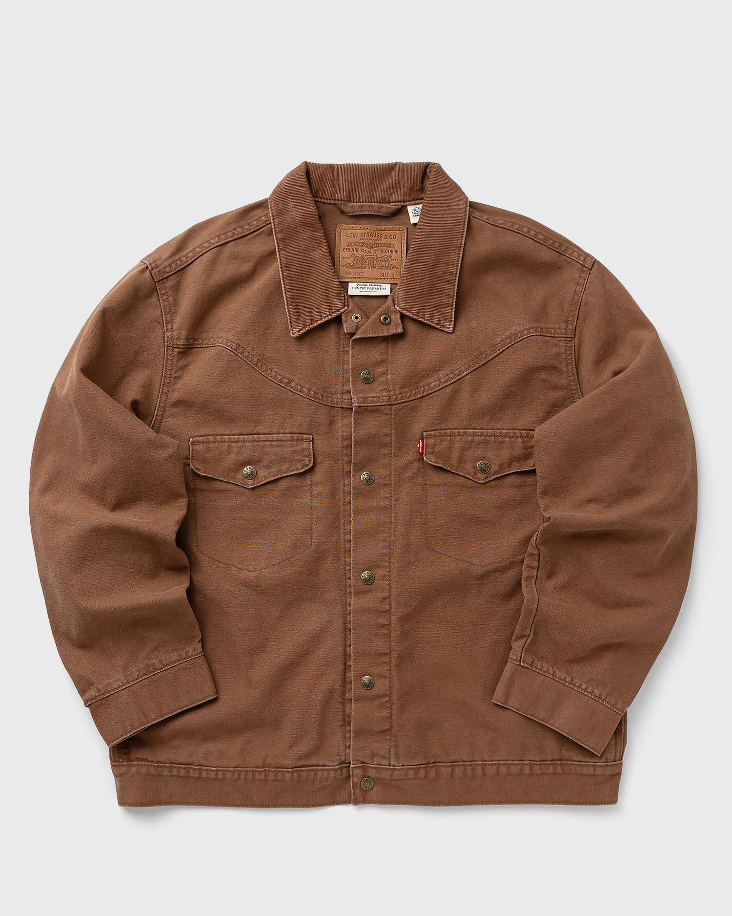 Jakke Levi's Western Inspired Trucker Jacket Brun | 002WN-0002, 0