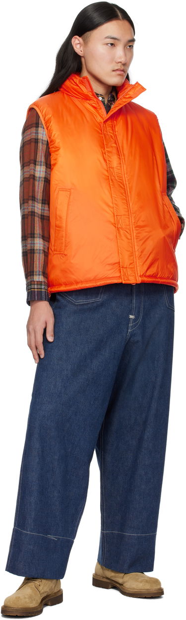 Vest BEAMS BEAMS PLUS MIL Puff Version 2 Ripstop Vest Orange | 38060116139, 3