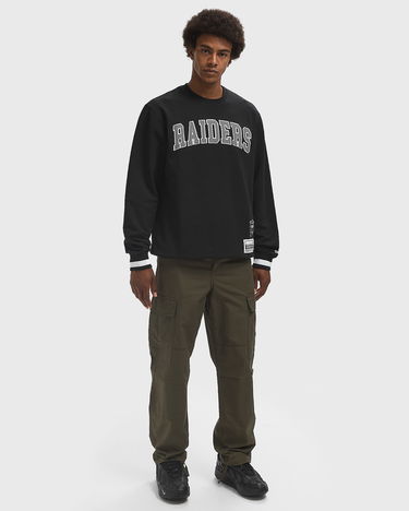 Sweatshirt New Era Las Vegas Raiders Crewneck Sweatshirt Sort | 60594821, 2