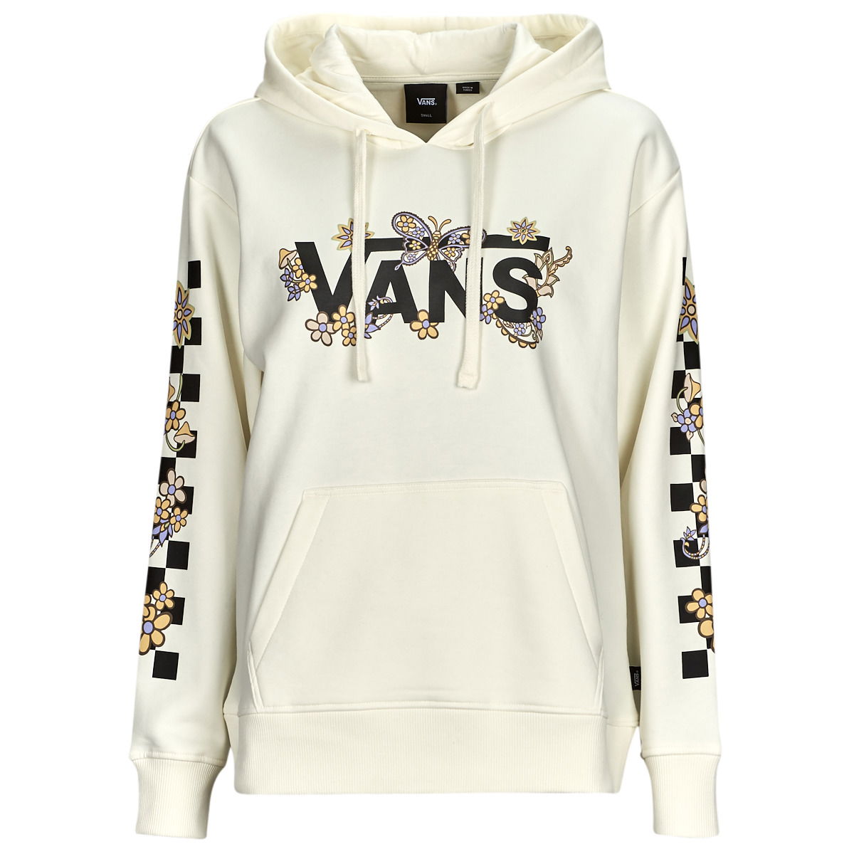 Sweatshirt Vans Wyld Trippy Paisley Boyfriend Fit Pullover Hoodie Beige | VN000A7EFS8, 0