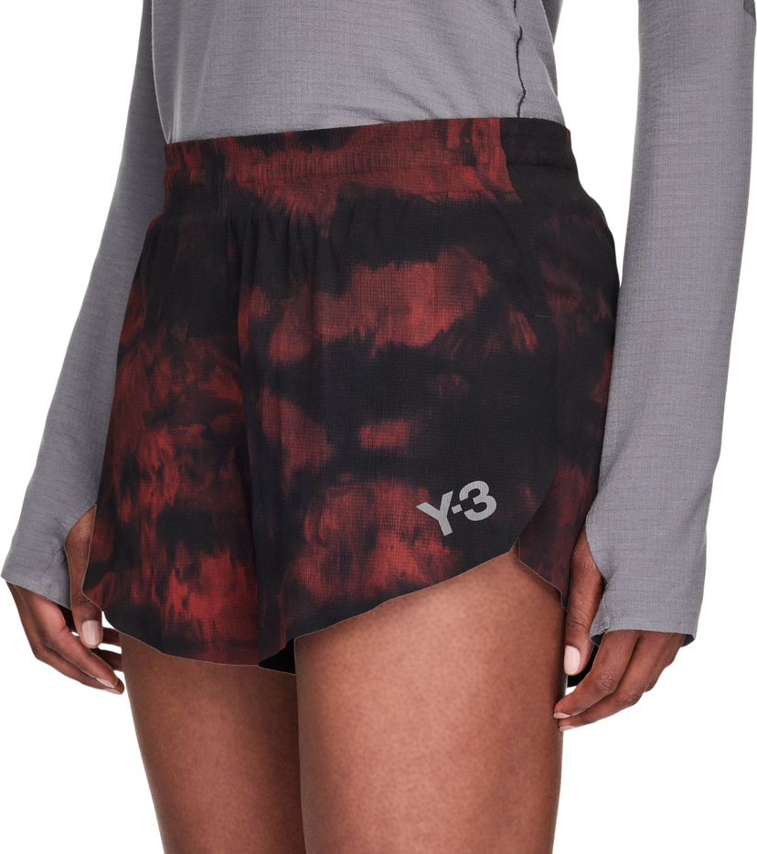 Shorts adidas Originals Y-3 Tie-Dye Running Shorts Rød | ka7127