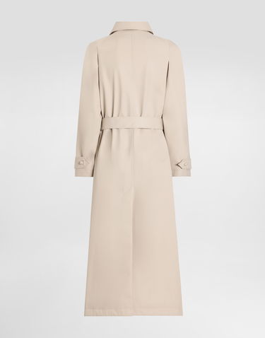 Trenchcoat Dolce & Gabbana Dolce & Gabbana Cotton Drill Trench Coat Beige | F0W3STHUMVMM0299, 1