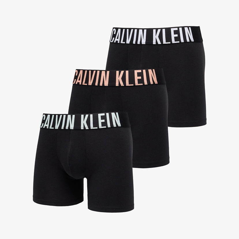 Boksere CALVIN KLEIN Boxer Brief 3-Pack Sort | 000NB3609A VVN