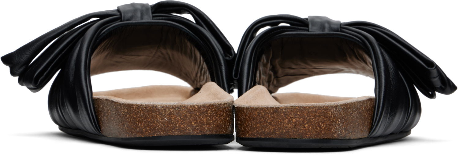 Sneakers og sko JW Anderson JW Anderson Bow Flat Sandals Sort | SN0103-LA0161, 1