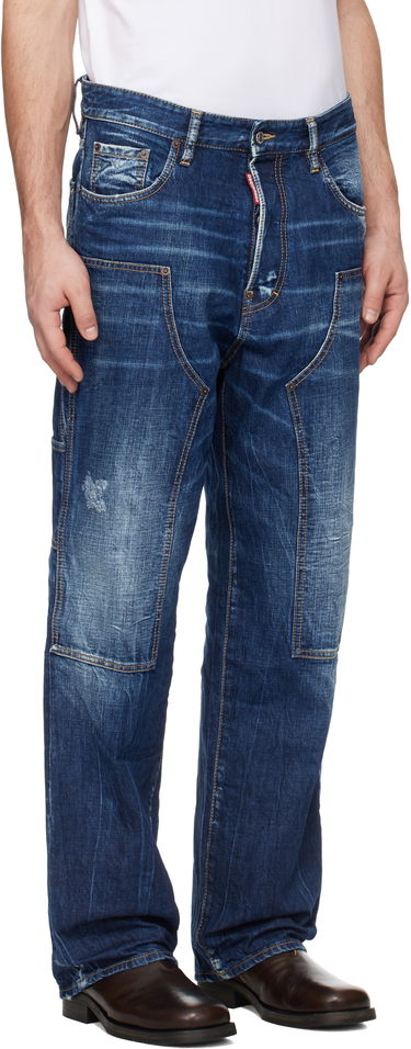 Jeans DSQUARED2 Dsquared2 Loose Carpenter Jeans Blå | S74LB1652_S30309, 1
