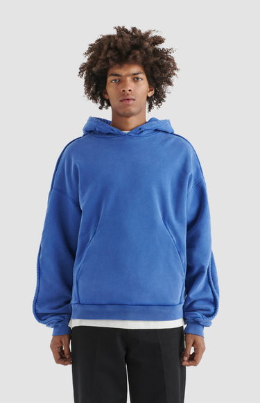 Sweatshirt AXEL ARIGATO Kansas Washed Hoodie Blå | A2167002, 7