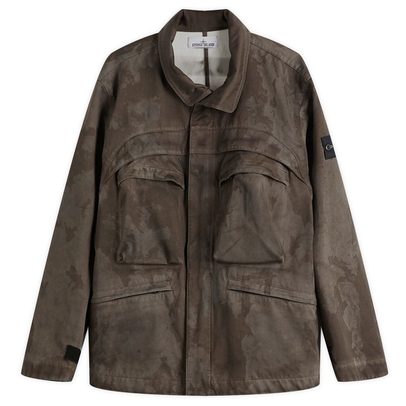 Jakke Stone Island Stone Island Laser Camo Field Jacket, Size Large Brun | K1S154100022-V0054