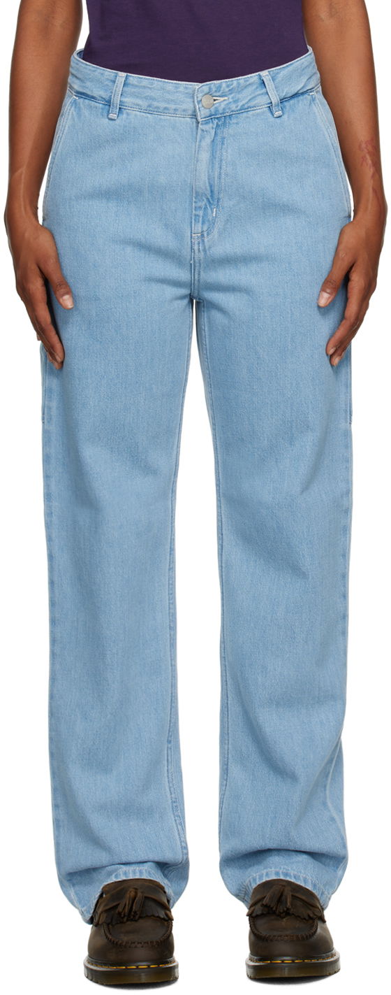 Jeans Carhartt WIP Straight Leg Jeans Blå | I031251 0112