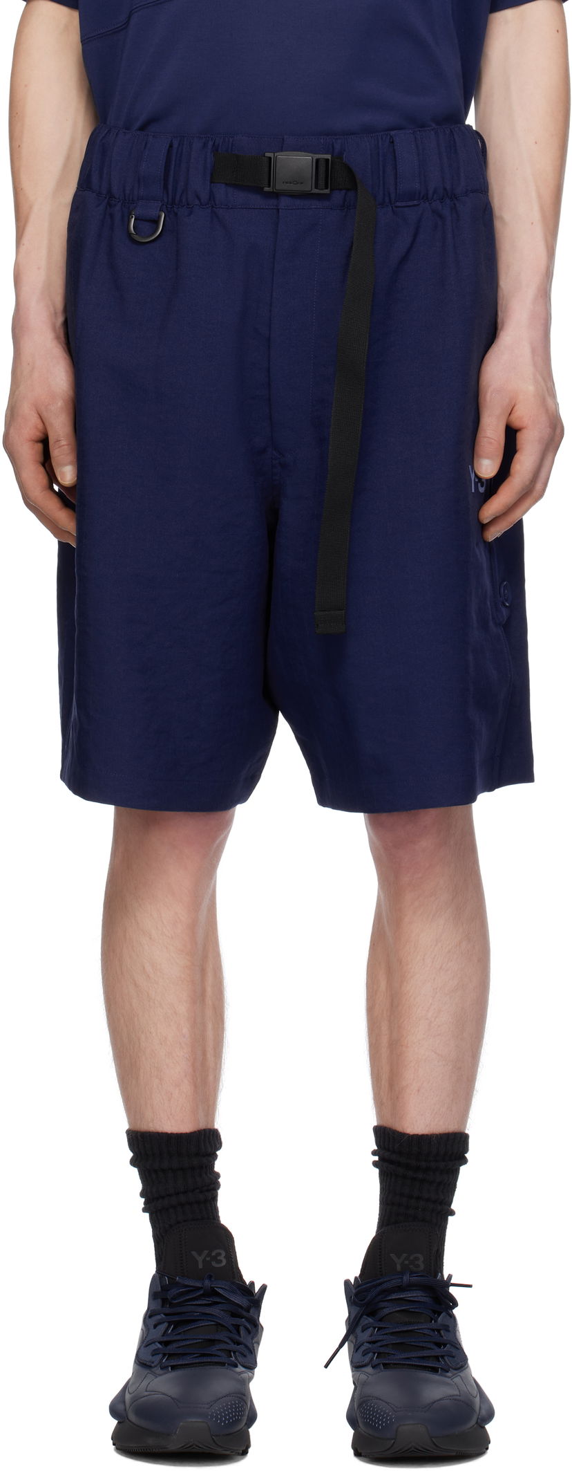 Shorts Y-3 Y-3 Sport Uniform Shorts Mørkeblå | JM7794