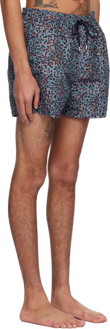 Badetøj Paul Smith Paul Smith Leopard Print Swim Shorts Blå | M1A-239B-P41564-44, 1