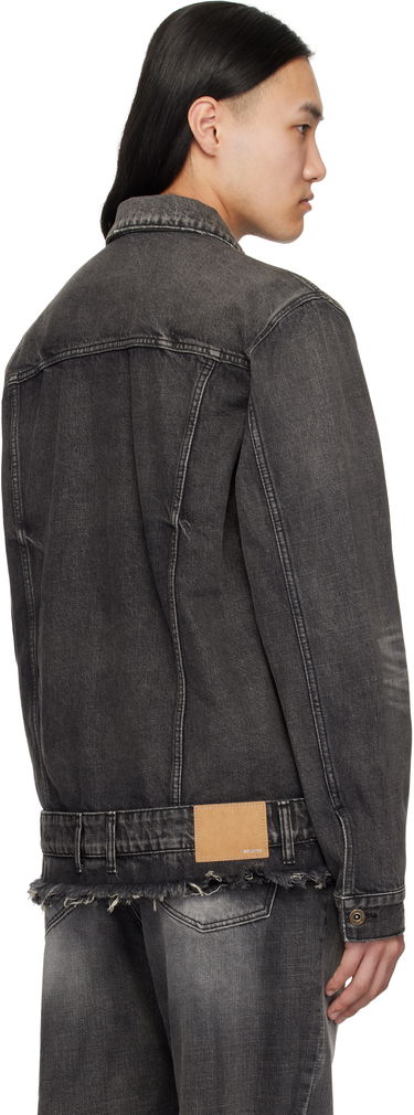 Jakke We11done We11done Denim Trucker Jacket Grå | WD-DJ0-25-308-U-BK, 2