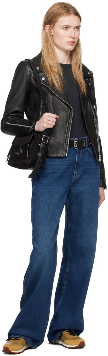 Jeans rag & bone Rag & Bone Indigo Logan Wide Leg Jeans Blå | WDD23F2935BOAN, 3