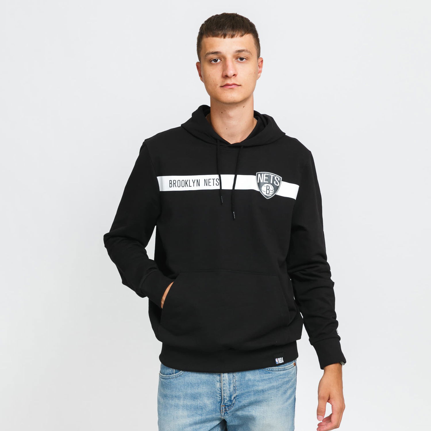 Sweatshirt New Era NBA Team Logo PO Hoody Nets Sort | 12827205, 0