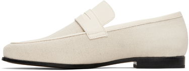Tøj TOTEME TOTEME 'The Canvas' Penny Loafers Hvid | 233-8014-855, 2
