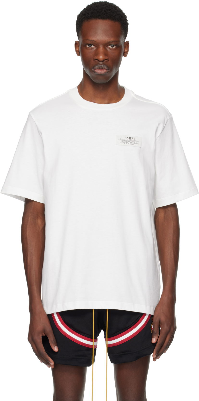 T-shirt AMIRI AMIRI 'Spirit' T-Shirt Hvid | AMJYTE1198