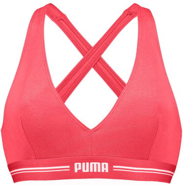 Bh Puma Padded Top Sport BH Damen Rot Lyserød | 701223668-005, 0