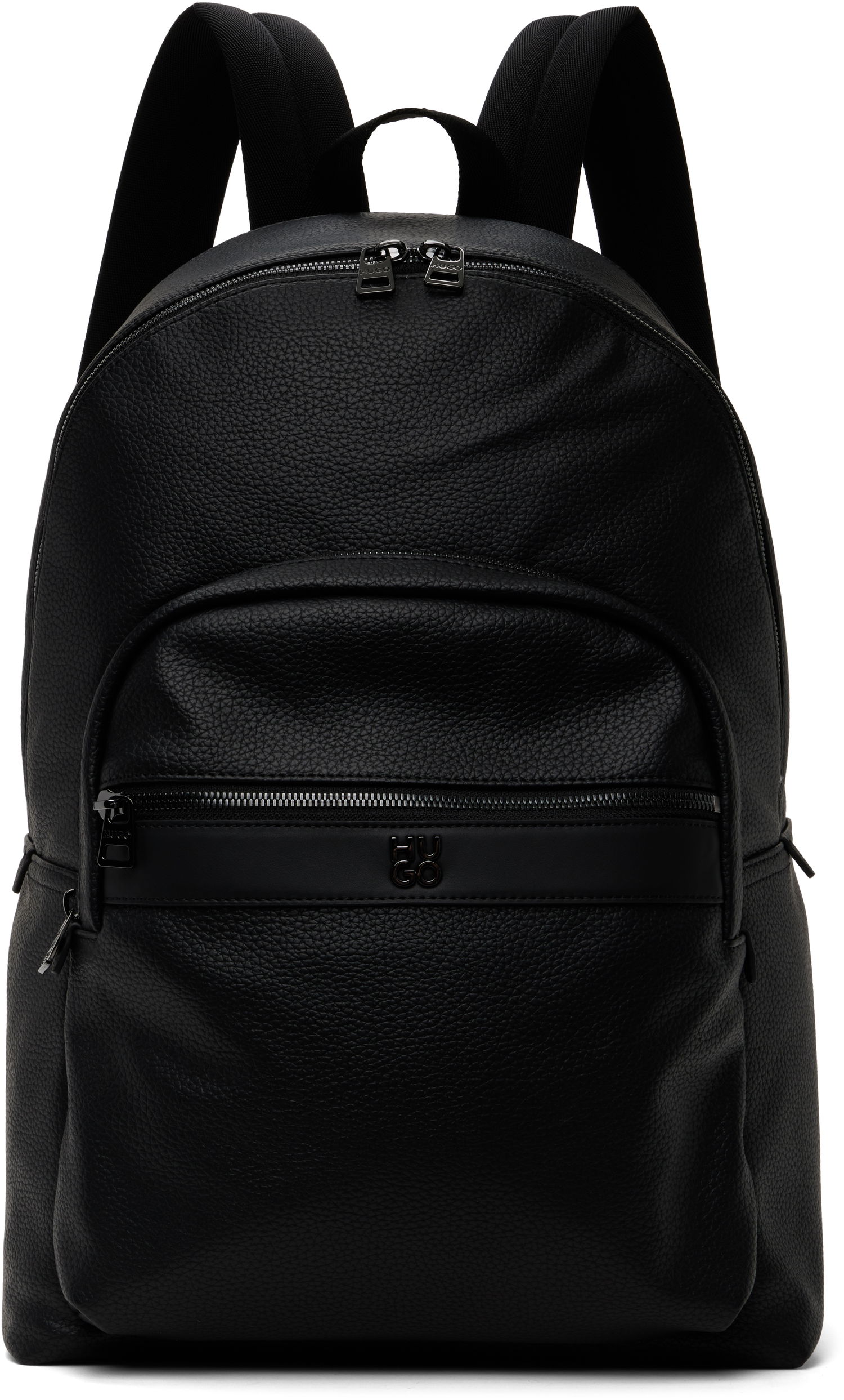 Rygsæk BOSS Logo Hardware Faux-Leather Backpack Sort | 50547423, 0
