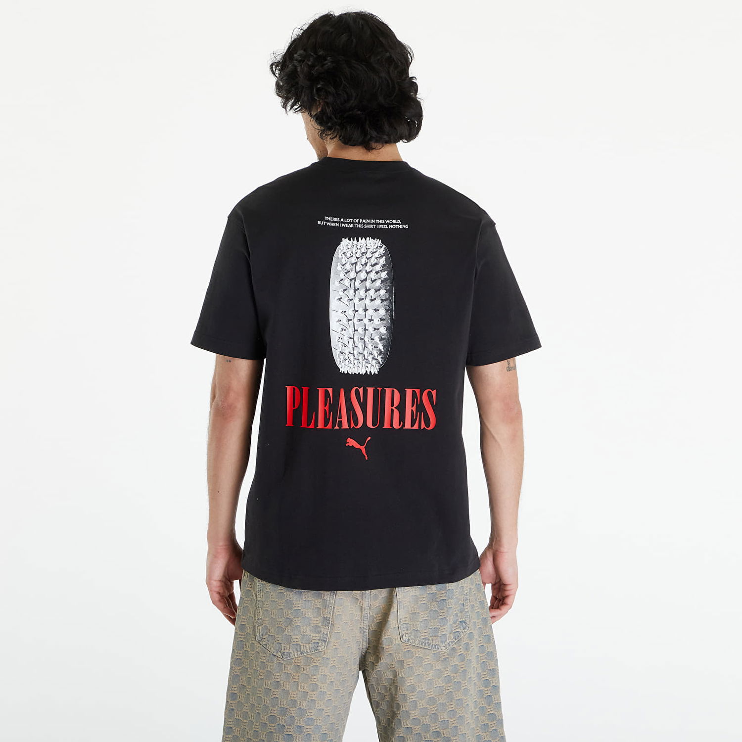 T-shirt Puma x PLEASURES Graphic Tee Sort | 624096-01, 1