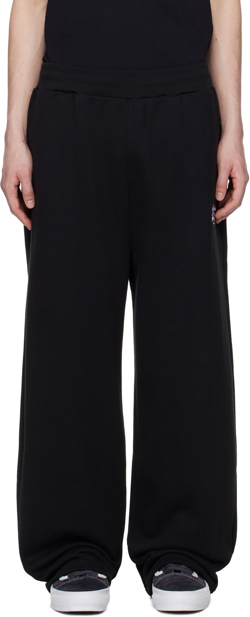 Joggingbukser Awake NY Awake NY All City Open Hem Sweatpants Sort | AWK-SP25-PA006