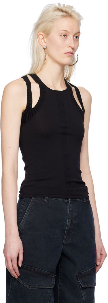 Tanktop Dion Lee Sculpt Muscle Tank Top Sort | C7247PS24, 1