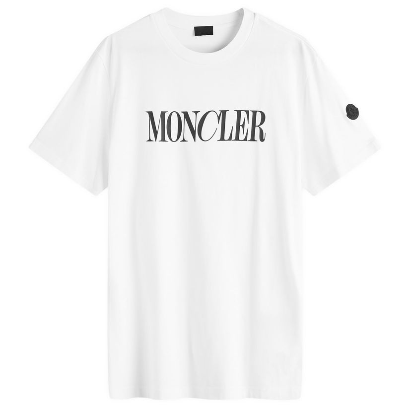 T-shirt Moncler T-Shirt With Print Hvid | 8C000-31-89A17-001