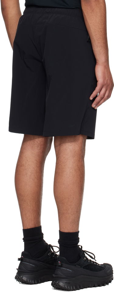 Shorts Moncler Moncler Logo Patch Shorts Sort | K10912B0000759865, 2