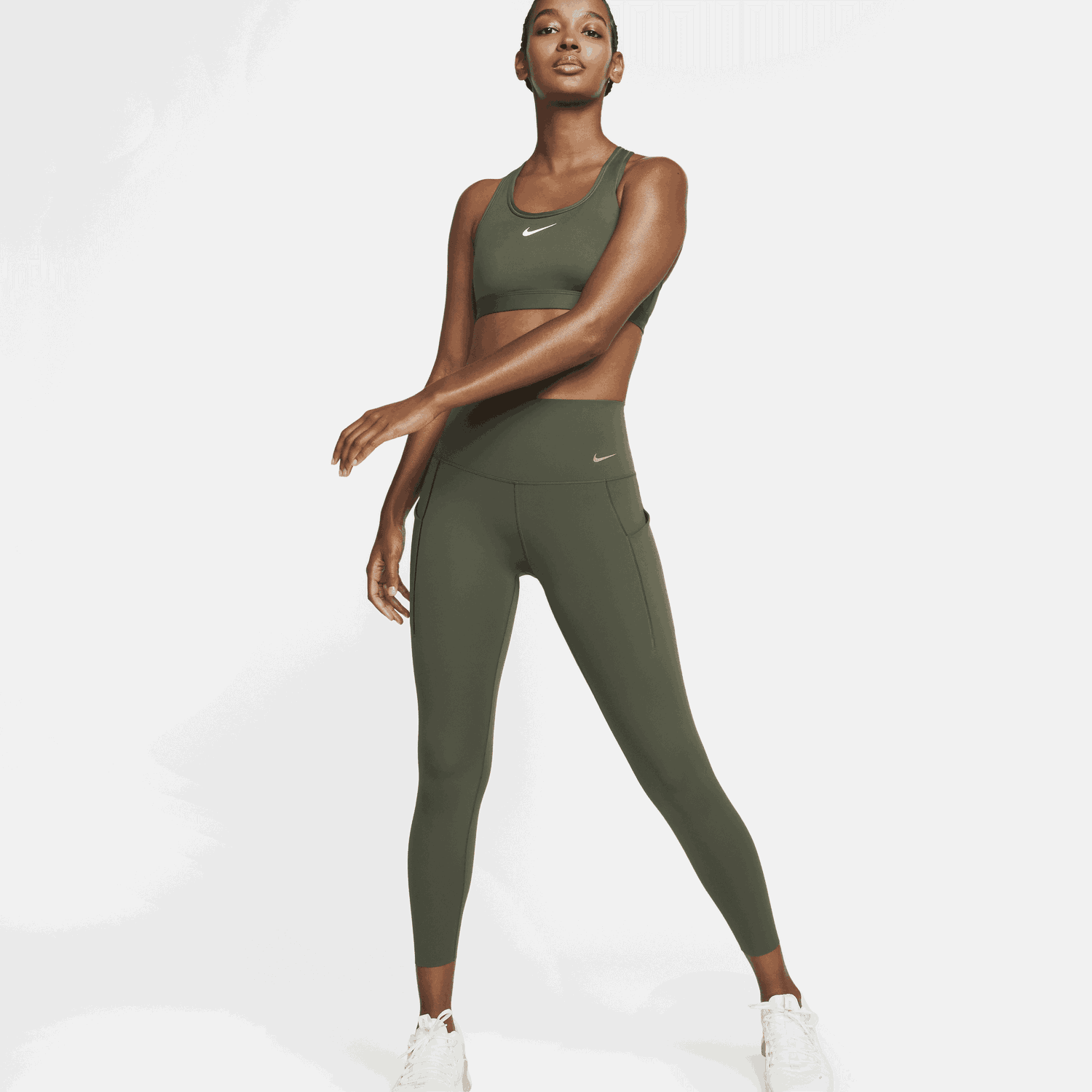 Leggings Nike 7/8 Universa Leggings Grøn | DQ5897-325, 0