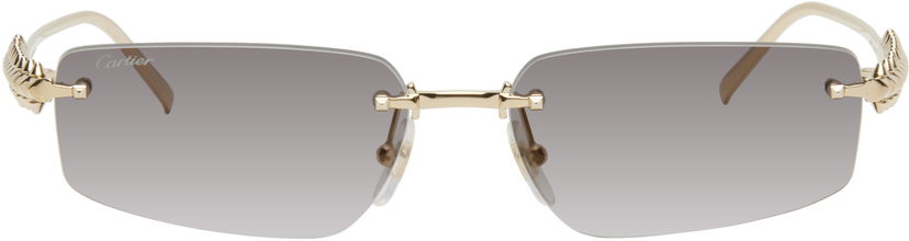 Solbriller Cartier Clash de Cartier Sunglasses Metalisk | CT0544S-001
