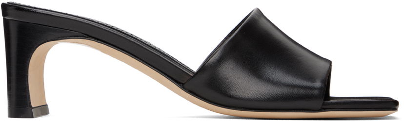 Tilbehør Aeyde Aeyde Jeanie Heeled Sandals Sort | A11-HS-GLIS55TB35-SS24-800-007