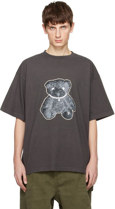 T-shirt We11done Necklace Teddy Graphic T-Shirt Grå | WD-TT9-20-117-U-CH, 0