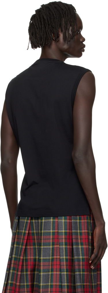 Tanktop Vivienne Westwood Vivienne Westwood Drawn Orb Sleeveless T-Shirt Sort | 2G01000A-J001M-, 2
