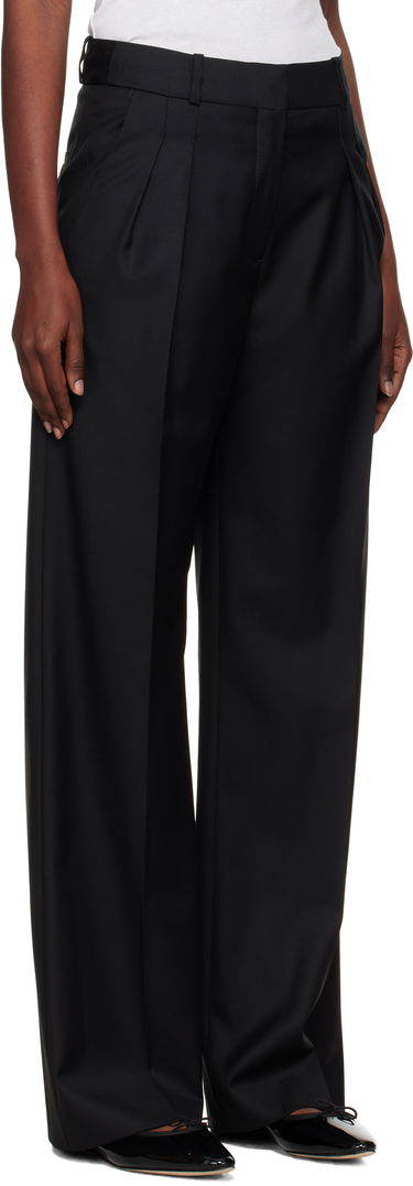 Bukser Loulou de Saison Loulou de Saison Sbiru LDS Straight Leg Trousers Sort | SBIRU LDS, 1