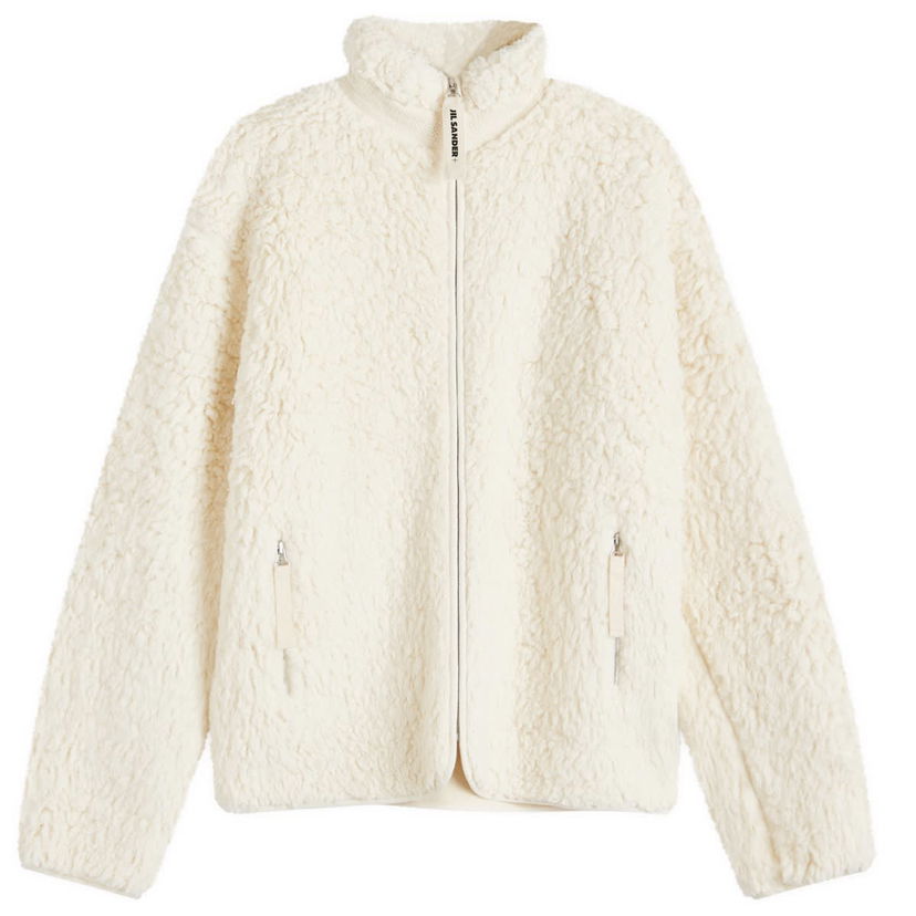Jakke Jil Sander Jil Sander Plus Fleece Jacket Hvid | J47GU0011-J20088-106