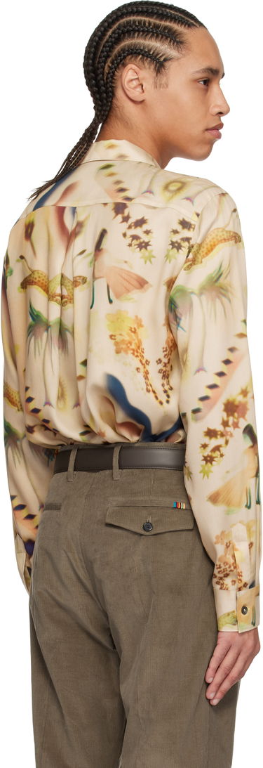 Skjorte Paul Smith Paul Smith Lumiere Print Shirt Beige | M1R-387Z-P02576-60, 2