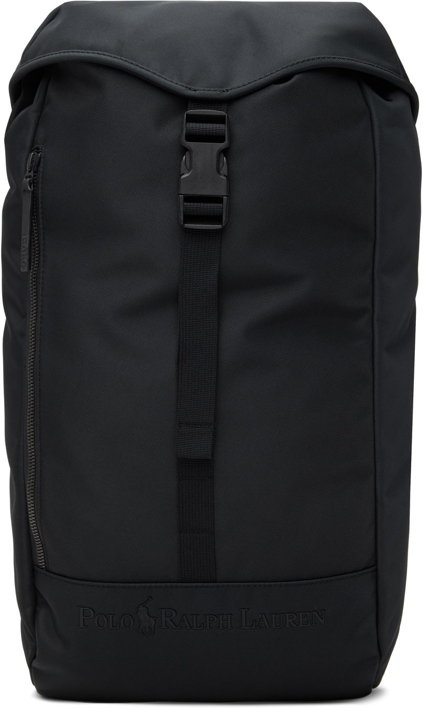 Rygsæk Polo by Ralph Lauren Ralph Lauren Tonal Logo Backpack Sort | 405962443002