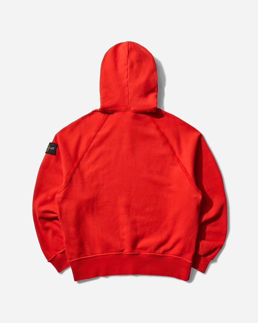 Sweatshirt Stone Island Oversized Fit Hoodie Rød | K2S15-6100023-S0A20 V0018