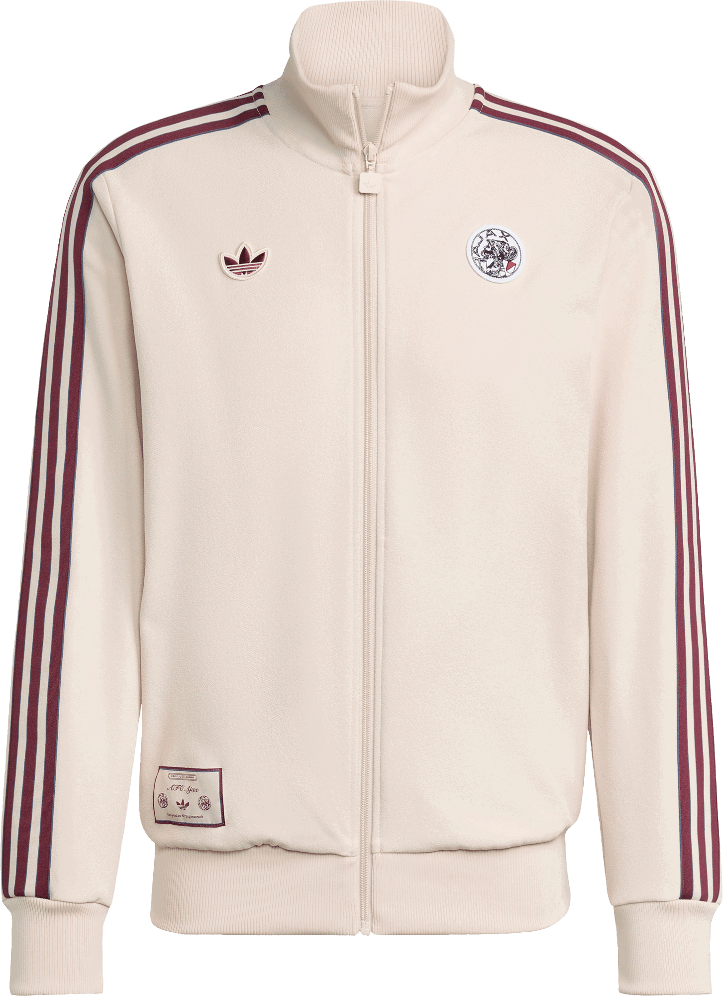 Jakke adidas Originals Ajax Amsterdam Terrace Icons Track Top Beige | jm7347, 0