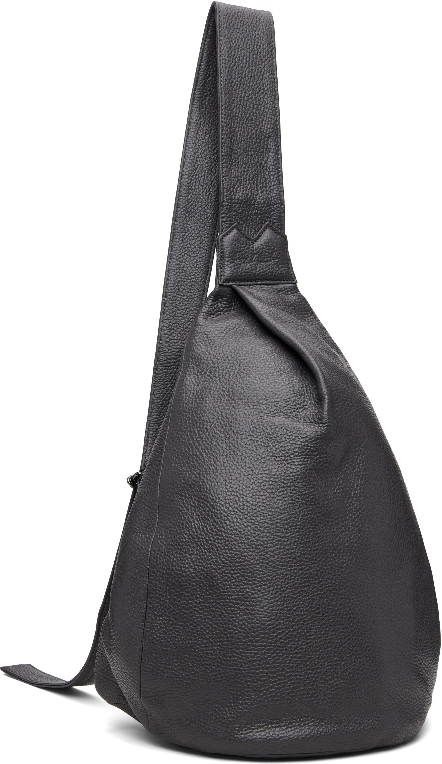 Skuldertaske Yohji Yamamoto YOHJI YAMAMOTO Tuck Sling Medium Bag Sort | DM-I93-707, 1
