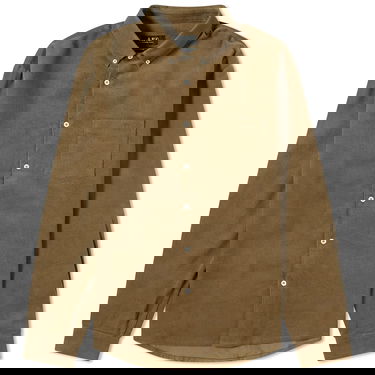 Skjorte A.P.C. Serge Logo Mini-Cord Shirt Grøn | COGEQ-H12565-JAA, 0